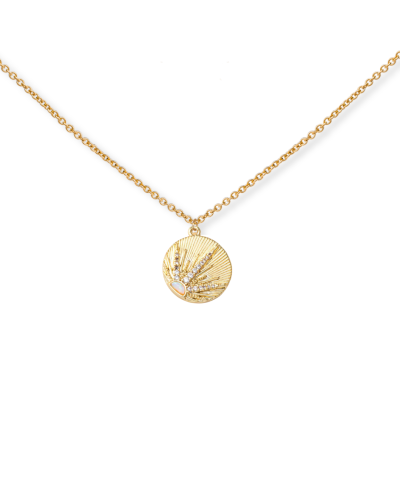 Collier médaille rising sun